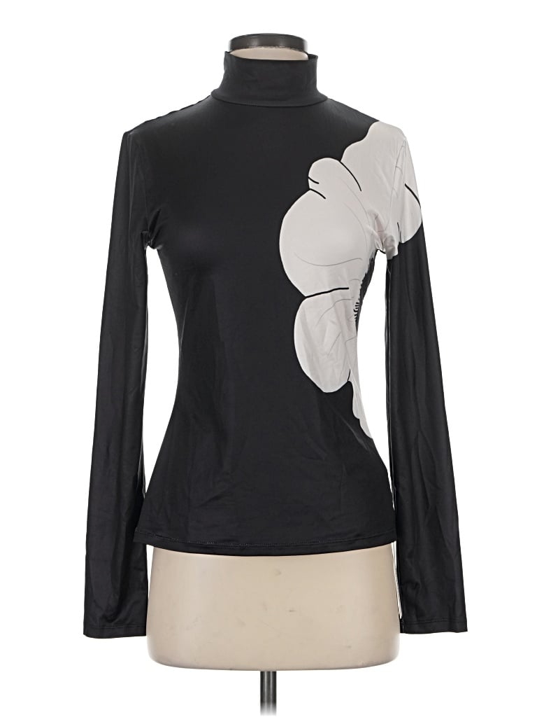 Pre-owned Commense Long Sleeve Turtleneck In Black
