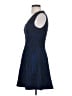 BCBGMAXAZRIA Paisley Blue Cocktail Dress Size 2 - photo 5
