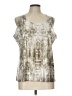 Chico's Silver Sleeveless Blouse Size Lg (2) - photo 1