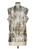 Chico's Silver Sleeveless Blouse Size Lg (2) - photo 2