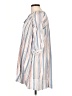 Bluheaven 100% Rayon Stripes Blue Pink 3/4 Sleeve Blouse Size L - photo 5