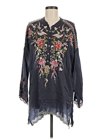 Johnny Was 3/4 Sleeve Blouse (view 1)