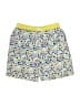 Mini Boden 100% Polyester Print Yellow Board Shorts Size 9 - 10 - photo 1