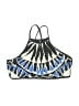 Ella Moss Graphic Blue Swimsuit Top Size L - photo 1