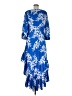 Alexis 100% Polyester Blue Casual Dress Size M - photo 2