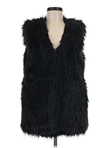 Halston Heritage Faux Fur Vest (view 1)