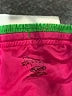 Reebok 100% Polyester Color Block Green Athletic Shorts Size M - photo 3