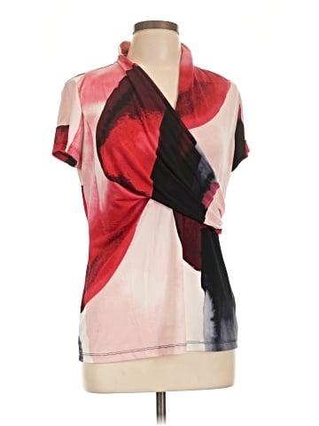 DKNY Short Sleeve Blouse (view 1)