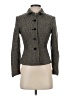 Ann Taylor Houndstooth Gray Jacket Size 4 Petite - photo 1