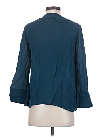 Cinq à Sept 3/4 Sleeve Silk Top (view 2)