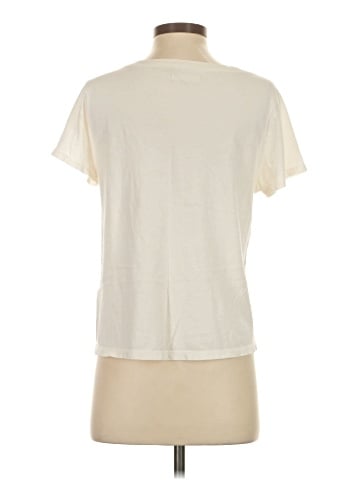 Madewell Softfade Cotton V-Neck Crop Tee (view 2)