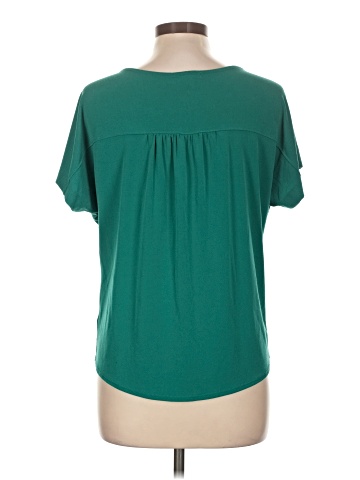 Green Envelope Short Sleeve Blouse (view 2)