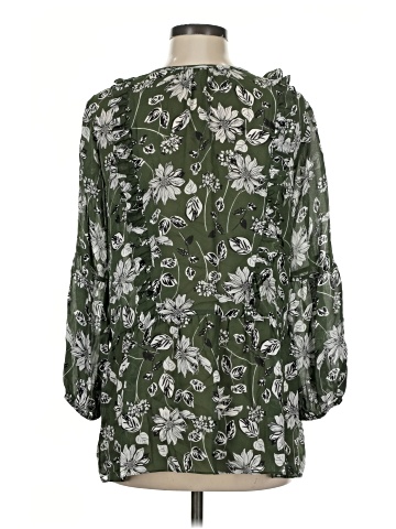 Shoshanna 3/4 Sleeve Silk Top (view 2)