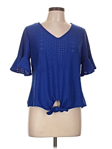 Perseption Concept Short Sleeve Blouse (view 1)