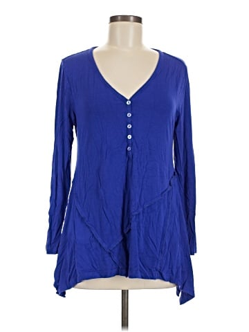 Soft Surroundings Long Sleeve Henley (view 1)