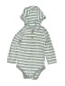 Max Studio Stripes Gray Long Sleeve Onesie Size 6-9 mo - photo 1