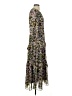 Taylor 100% Polyester Floral Black Casual Dress Size 2 - photo 4