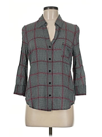 L'Agence 3/4 Sleeve Button-Down Shirt (view 1)