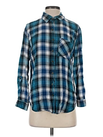 Faded Glory Long Sleeve Button-Down Shirt (view 1)