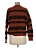 Madewell Stripes Brown Pullover Sweater Size M - photo 2