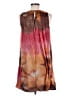 Zara Basic 100% Silk Tie-dye Brown Casual Dress Size M - photo 2