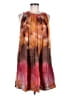 Zara Basic 100% Silk Tie-dye Brown Casual Dress Size M - photo 1