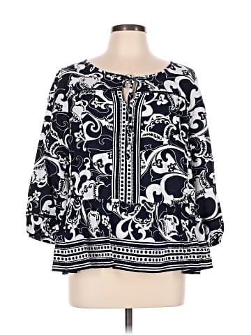 Crown & Ivy 3/4 Sleeve Blouse (view 1)