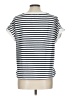 JOA Stripes White Short Sleeve Top Size L - photo 2