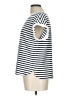 JOA Stripes White Short Sleeve Top Size L - photo 5