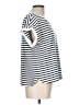 JOA Stripes White Short Sleeve Top Size L - photo 4