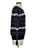 Ann Taylor LOFT Print Purple Black Pullover Sweater Size S - photo 4
