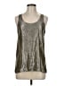 Ann Taylor Metallic Silver Tank Top Size 6 - photo 1