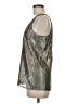 Ann Taylor Metallic Silver Tank Top Size 6 - photo 5