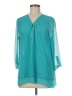Joseph Ribkoff 100% Polyester Teal 3/4 Sleeve Blouse Size 8 - photo 1