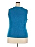 Citiknits Blue Sleeveless Blouse Size 2X - photo 2