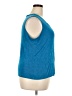 Citiknits Blue Sleeveless Blouse Size 2X - photo 4