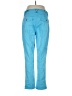 White House Black Market Chevron-herringbone Blue Jeans Size 10 - photo 2