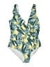 Unbranded Print Yellow One Piece Swimsuit Size XXL - photo 1