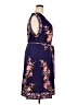 Apt. 9 Floral Purple Casual Dress Size 2X - photo 4