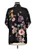 Johnny Was Floral Black Short Sleeve Blouse Size M - photo 2