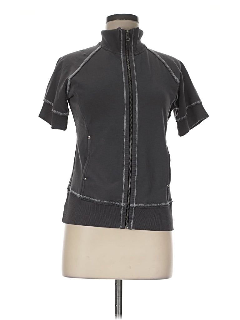 Pre-owned Lucy Cardigan Sweater In Gray