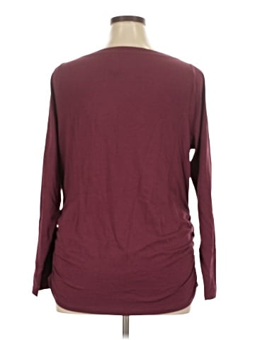 Lane Bryant 3/4 Sleeve T-Shirt (view 2)