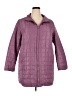 Woman Within 100% Polyester Purple Coat Size 18 (L) - photo 1