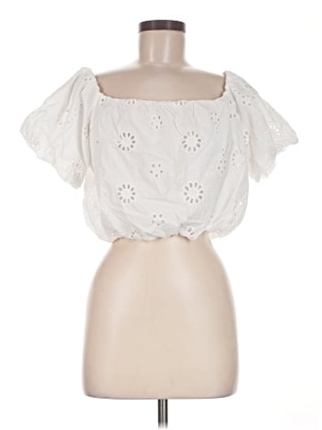 WAYF Short Sleeve Blouse (view 1)