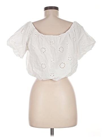 WAYF Short Sleeve Blouse (view 2)