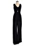 XOXO 100% Polyester Solid Black Jumpsuit Size XS - photo 1