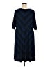Torrid Chevron-herringbone Blue Casual Dress Size 5X Plus (5) - photo 2