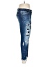KANCAN JEANS Hearts Blue Jeans Size 26 waist - photo 4