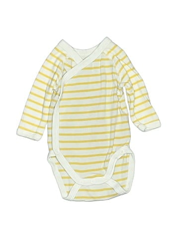Petit Bateau Long Sleeve Onesie (view 1)