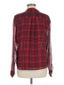 Tommy Hilfiger 100% Polyester Plaid Red Long Sleeve Blouse Size M - photo 2